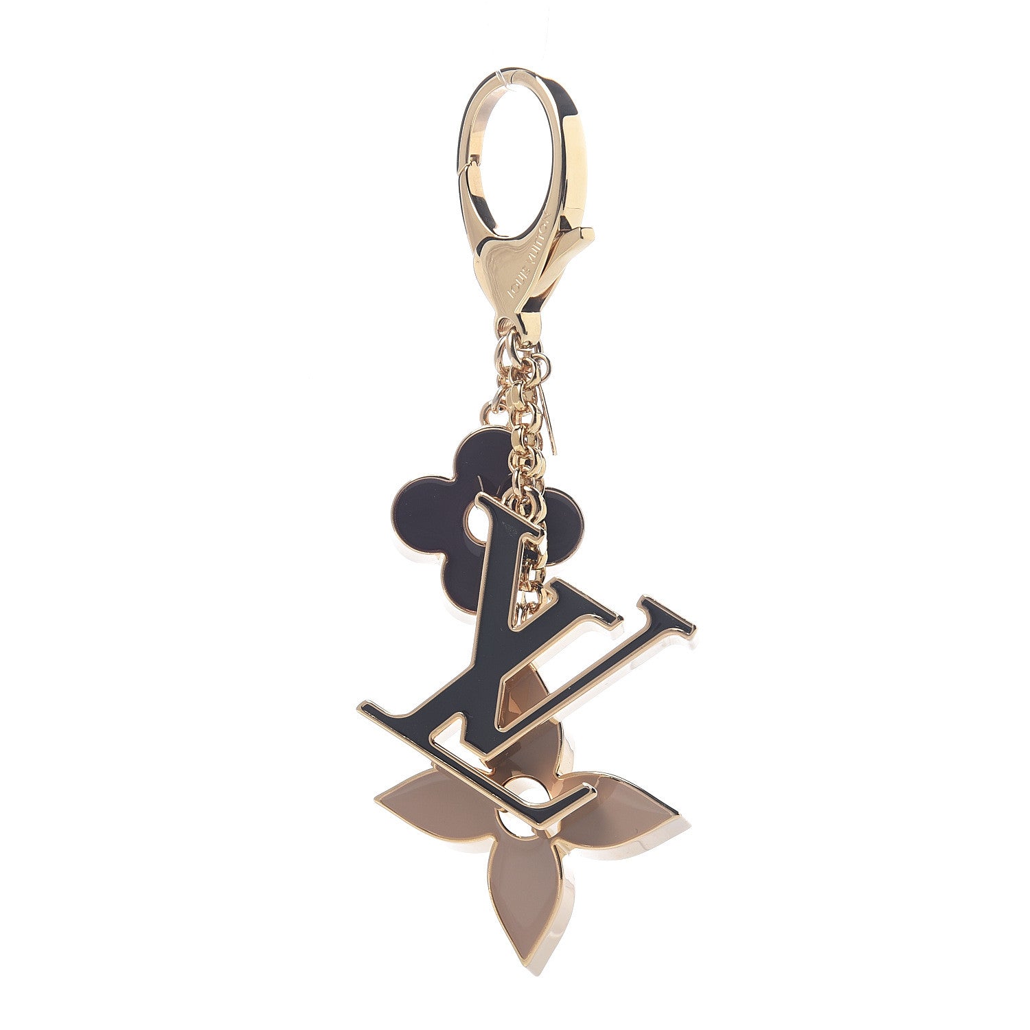 Louis Vuitton Fleur De Monogram Bag Charm Dore 1 of 2