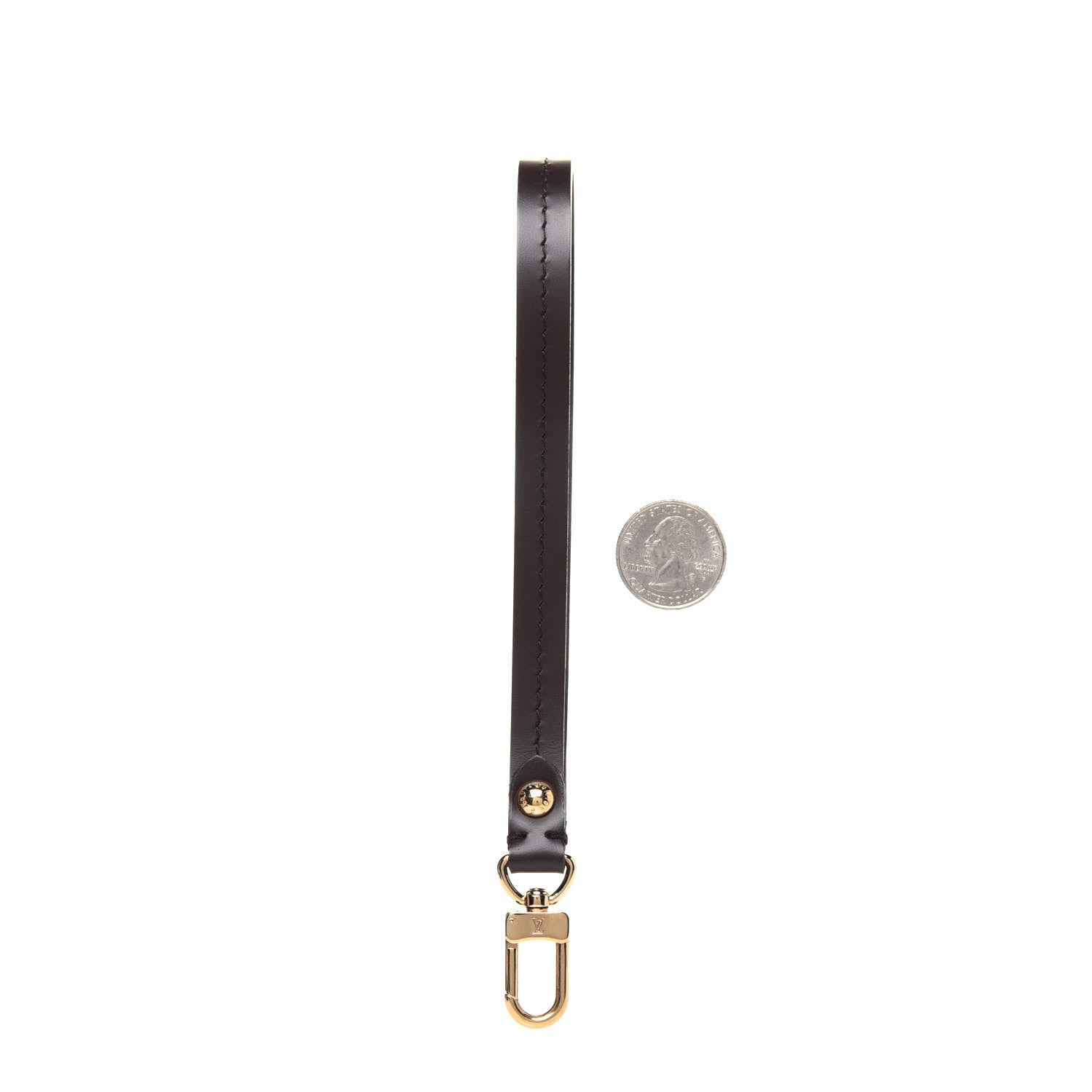 Louis Vuitton Calfskin Accessory Strap Brown 2 of 4