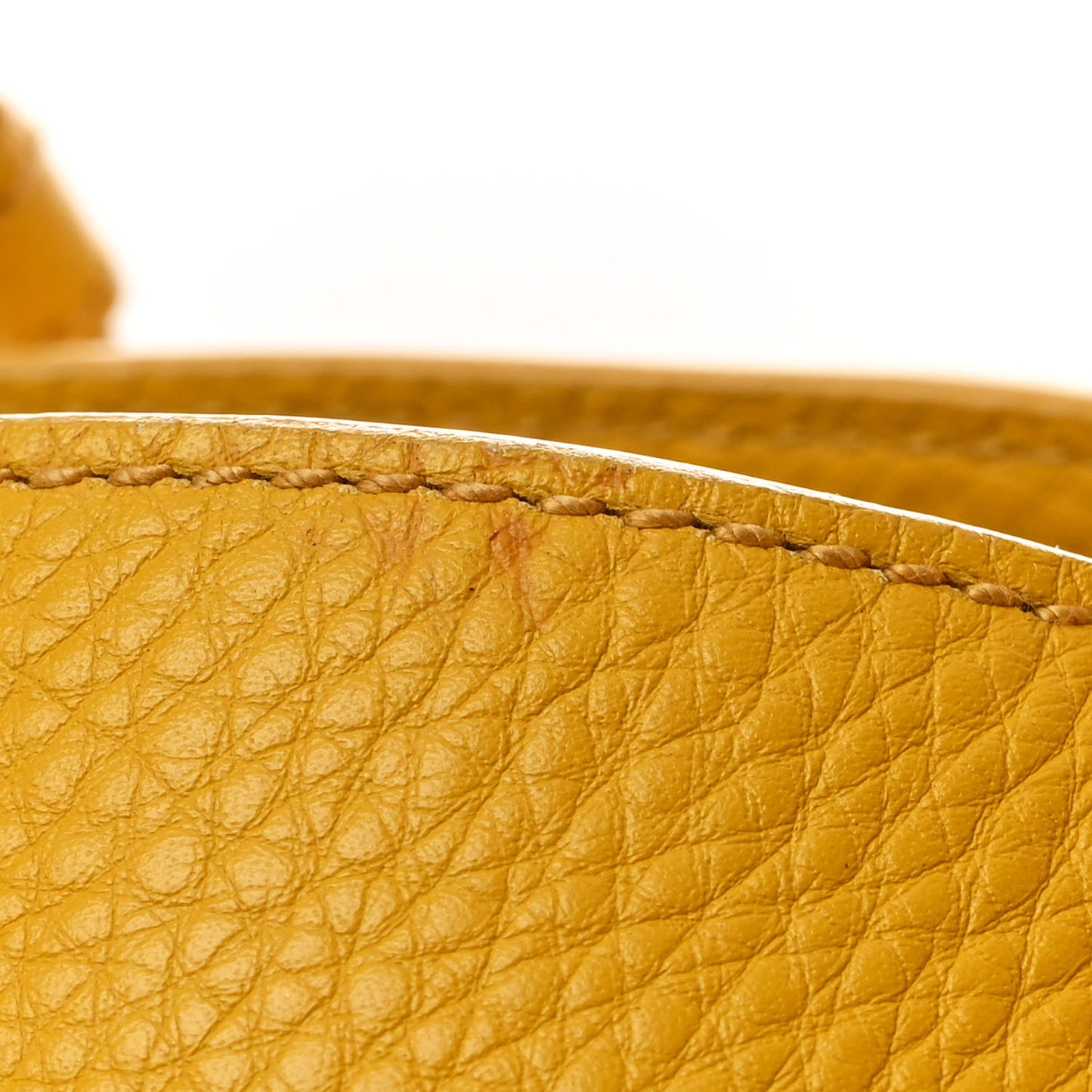 Vitello Daino Shopping Tote Mimosa