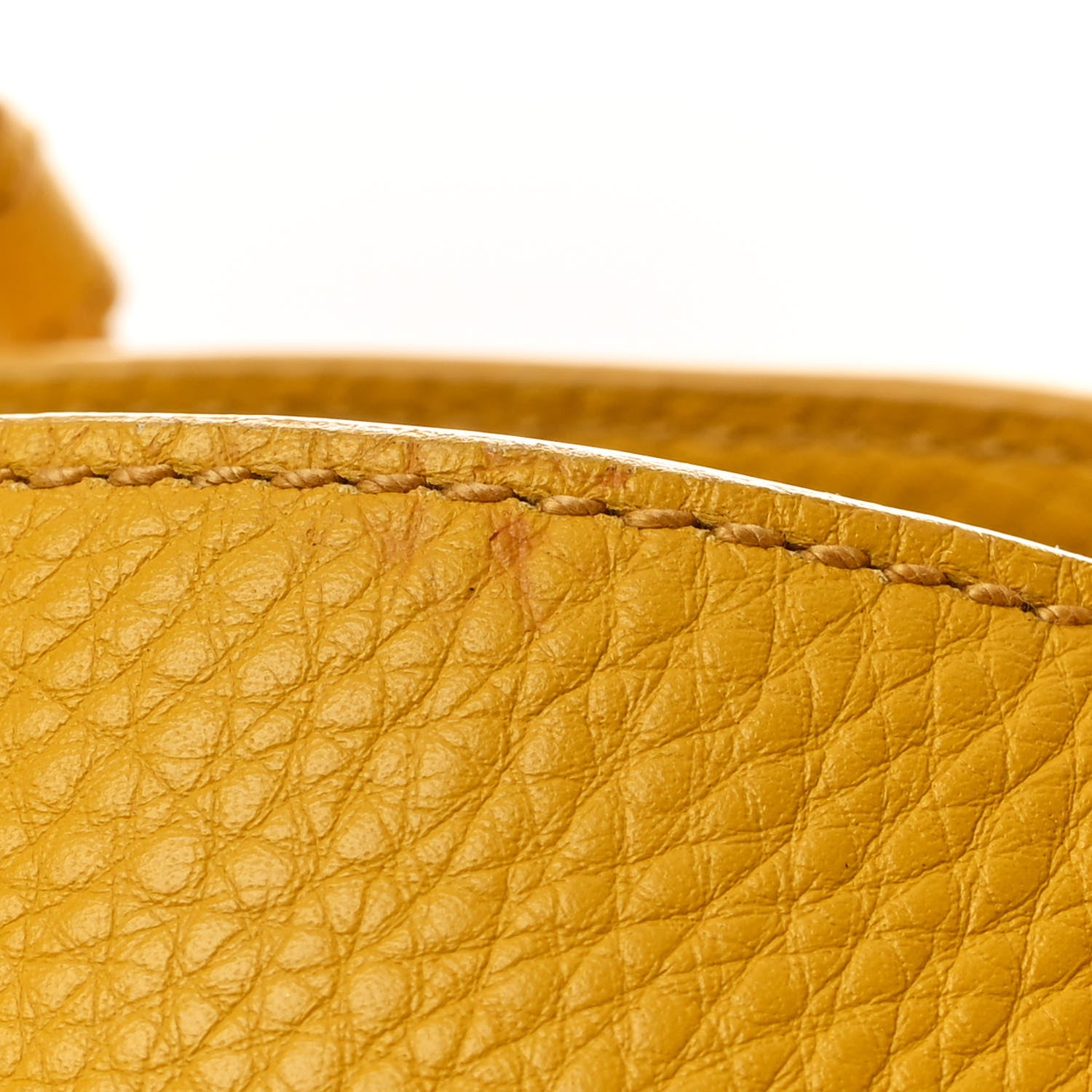 Prada Vitello Daino Shopping Tote Mimosa 12 of 12