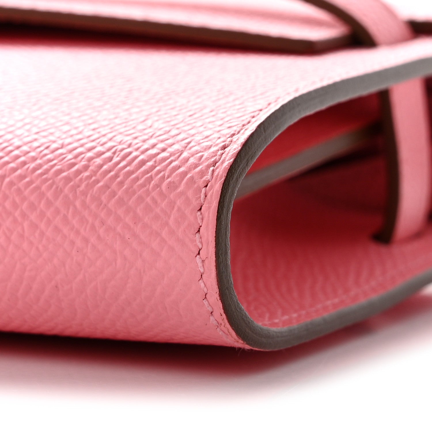 Hermes Epsom Kelly Wallet To Go Rose Confetti 9 of 10