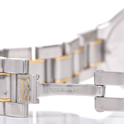 Cartier Stainless Steel 18K Yellow Gold 28mm Must De 21 Quartz Watch 15 of 17