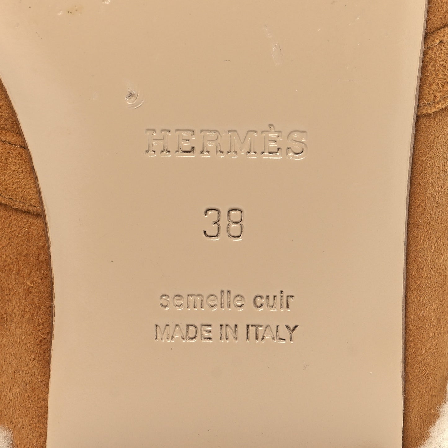 Suede Goatskin Woolskin Womens Oz Mules 38 Naturel