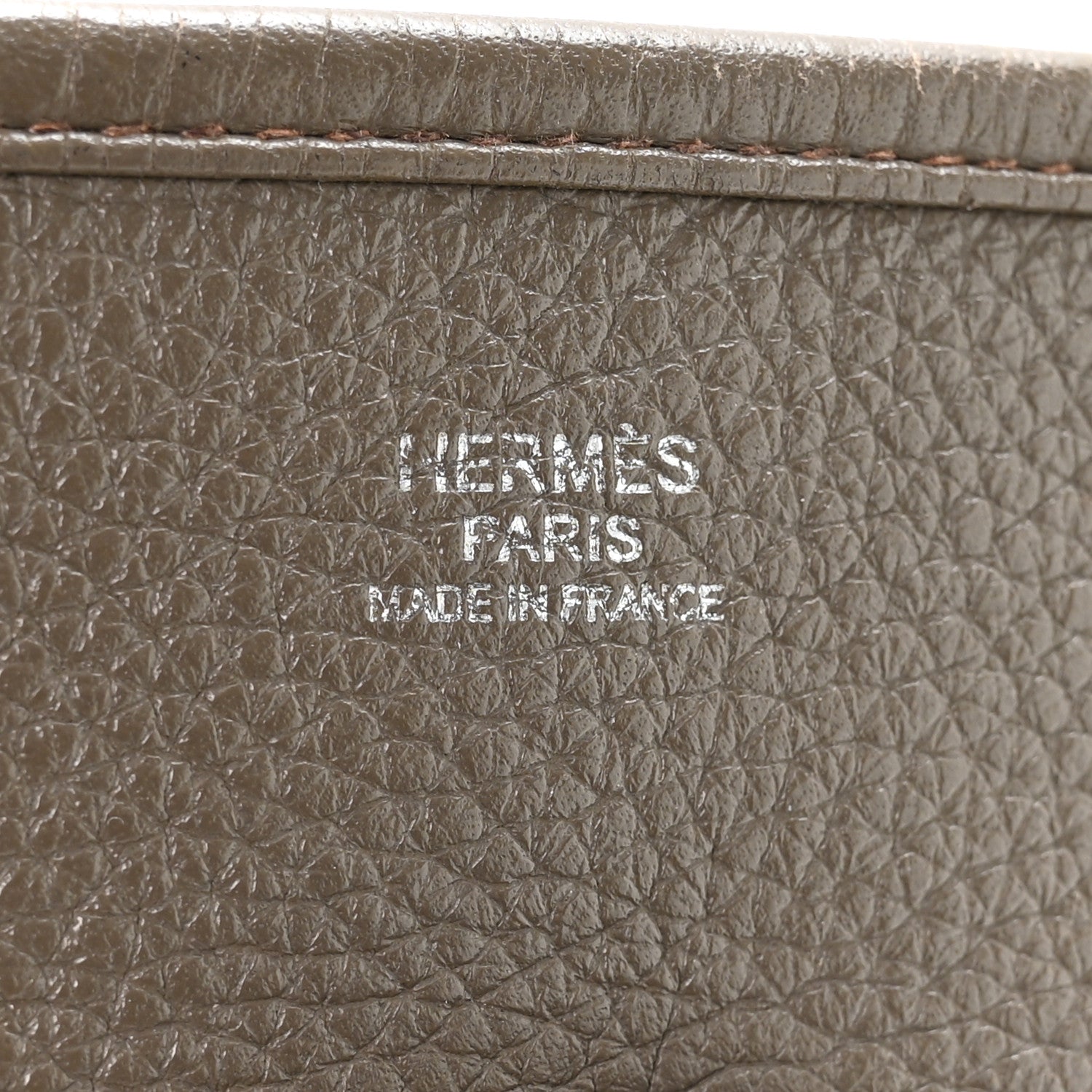 Hermes Taurillon Clemence Evelyne III PM Etain 6 of 10