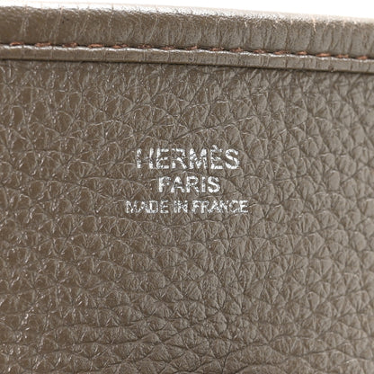 Hermes Taurillon Clemence Evelyne III PM Etain 6 of 10