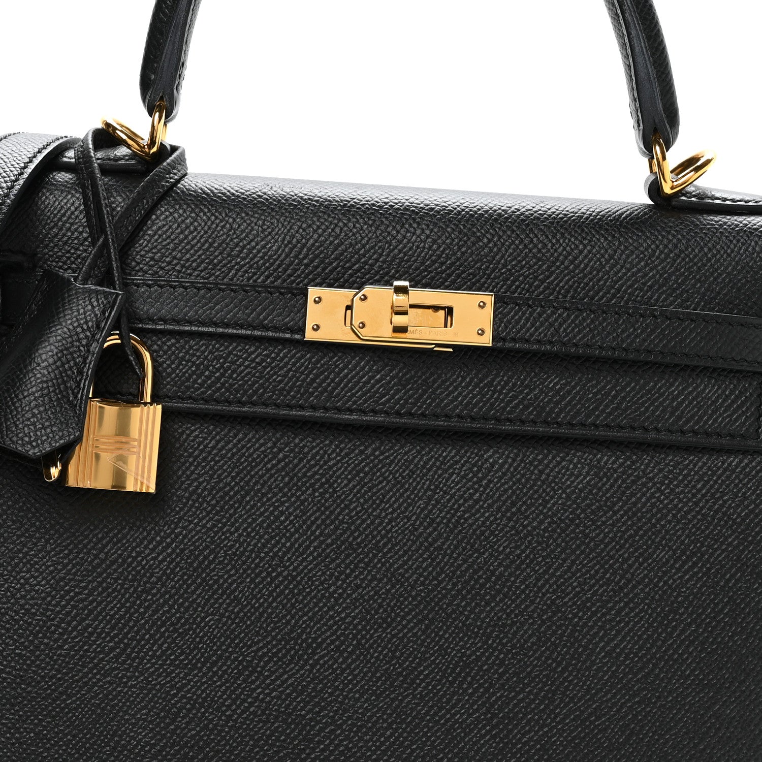 Hermes Epsom Kelly Sellier 25 Black 8 of 11