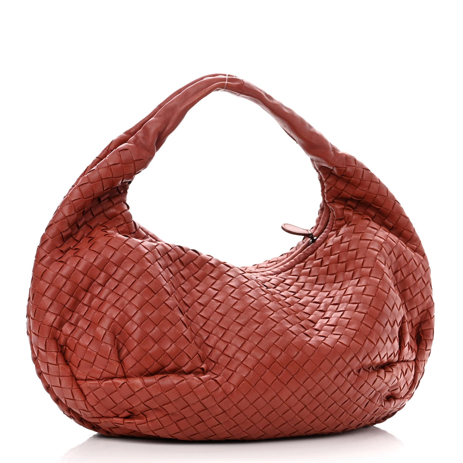 Bottega Veneta Nappa Intrecciato Medium Belly Veneta Hobo Rust 3 of 10
