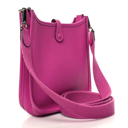 Hermes Taurillon Clemence Evelyne TPM Magnolia 3 of 11