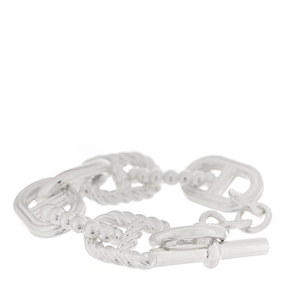 Hermes Sterling Silver GM Chaine d'Ancre Alea II Bracelet 2 of 4