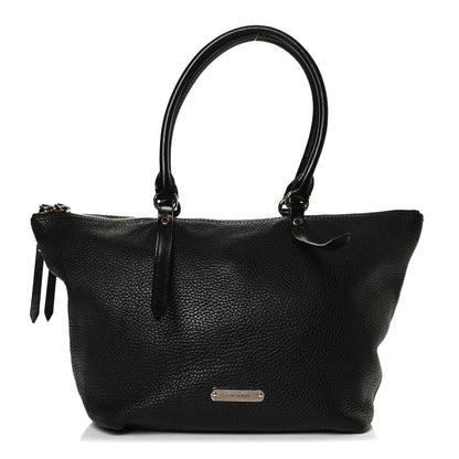 Burberry London Grainy Calfskin Small Salisbury Tote Black 1 of 7