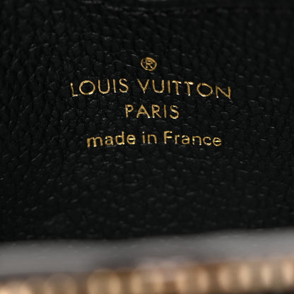 Louis Vuitton Empreinte Monogram Giant Zippy Coin Purse Black Beige 6 of 7