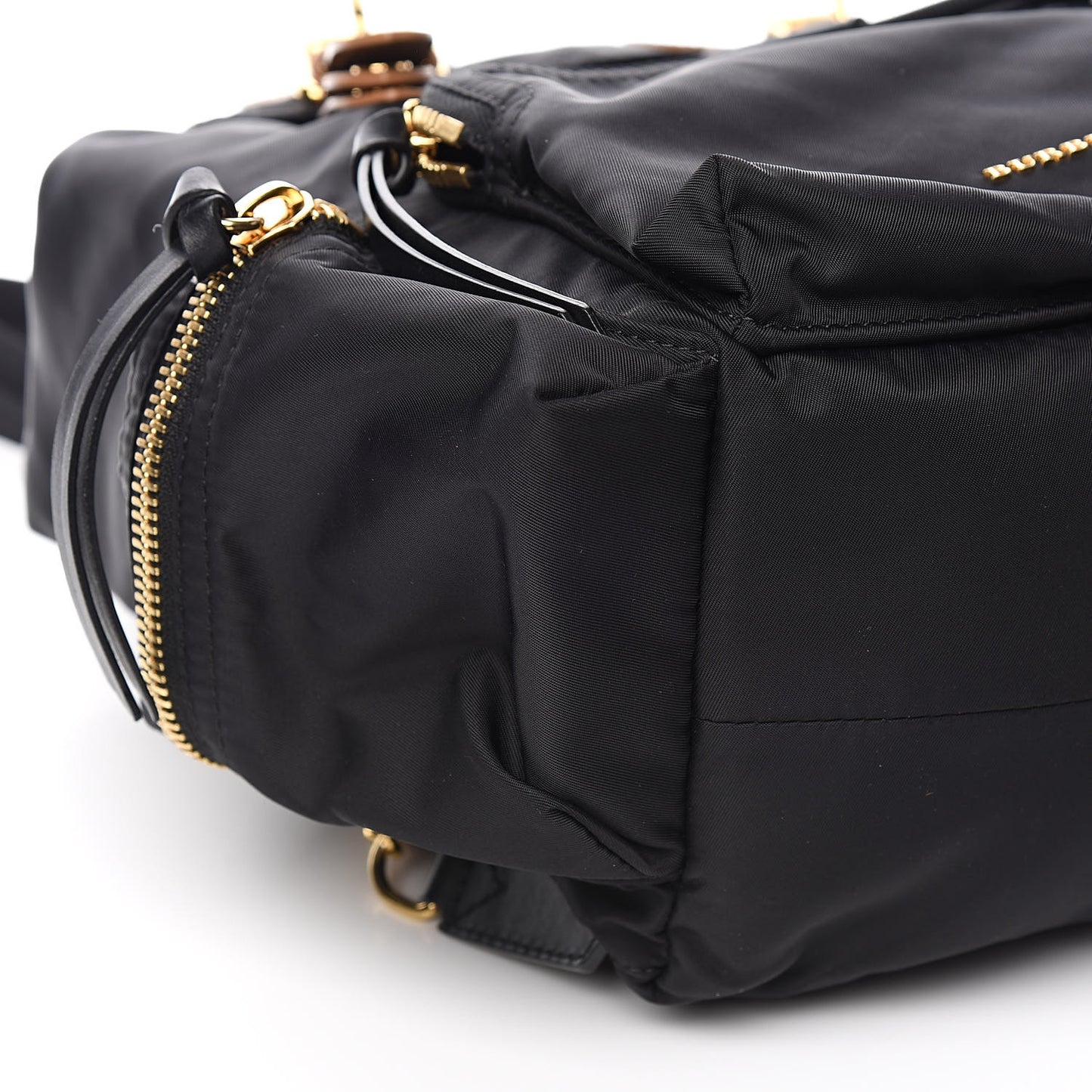 Nylon Medium Rucksack Backpack Black