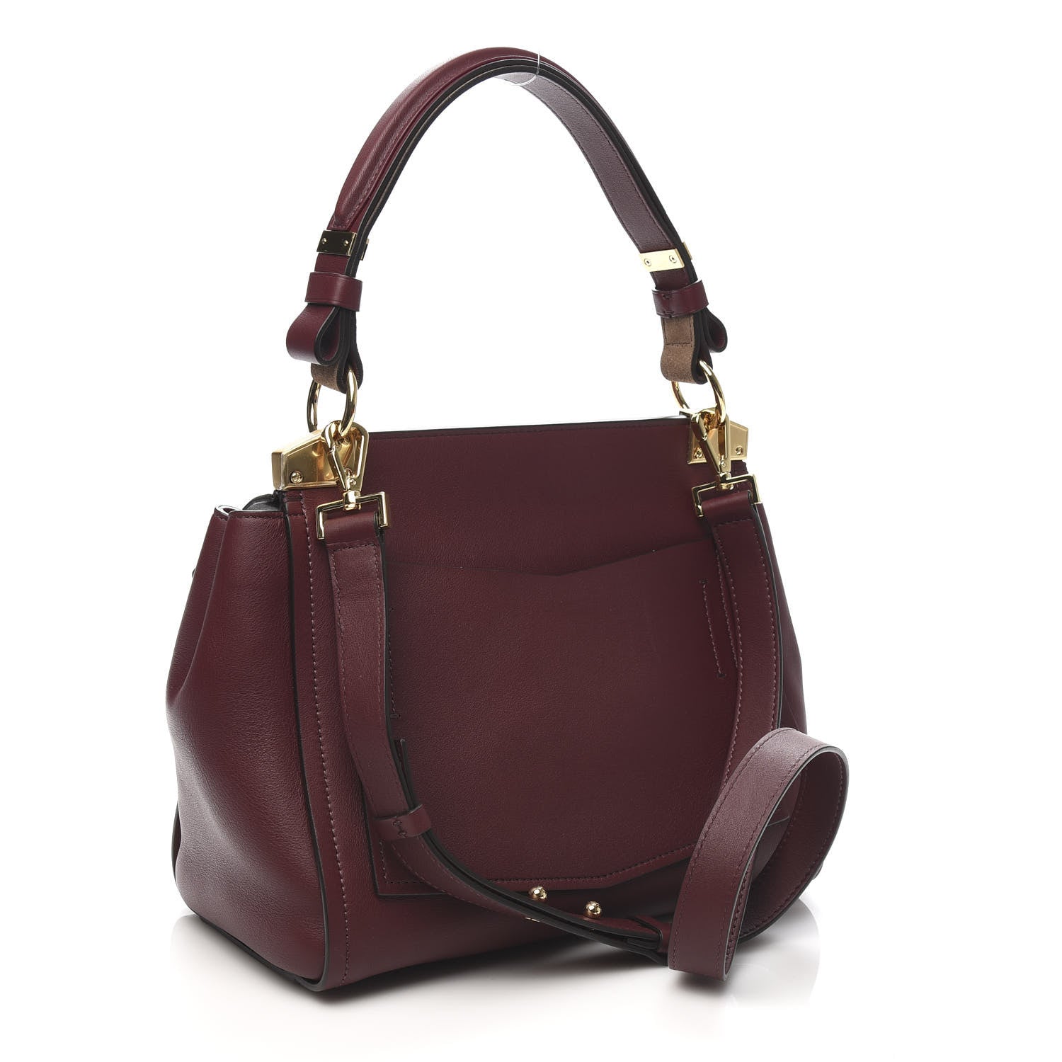 Givenchy Calfskin Small Mystic Shoulder Bag Aubergine 3 of 10