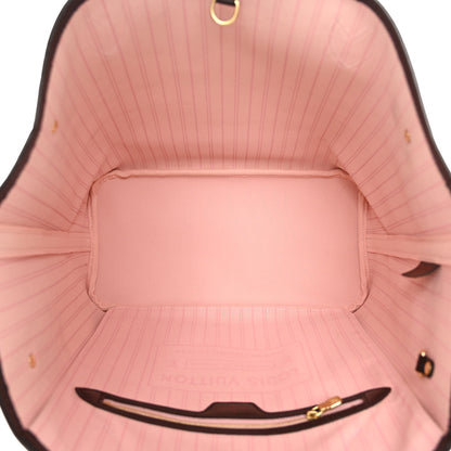 Louis Vuitton Damier Ebene Neo Neverfull MM Rose Ballerine 5 of 11