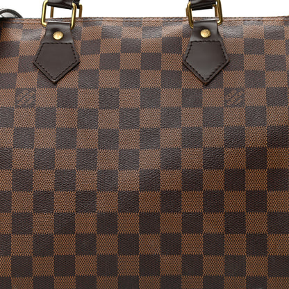 Louis Vuitton Damier Ebene Speedy Bandouliere 30 8 of 13