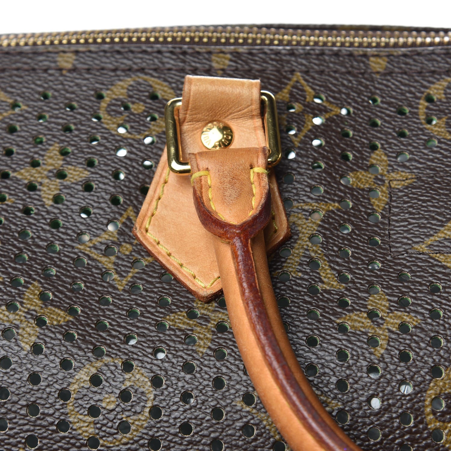 Louis Vuitton Monogram Perforated Speedy 30 Green 17 of 18