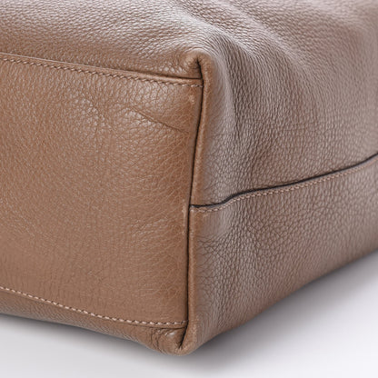 Gucci Pebbled Calfskin Twill Hobo Brown 9 of 9