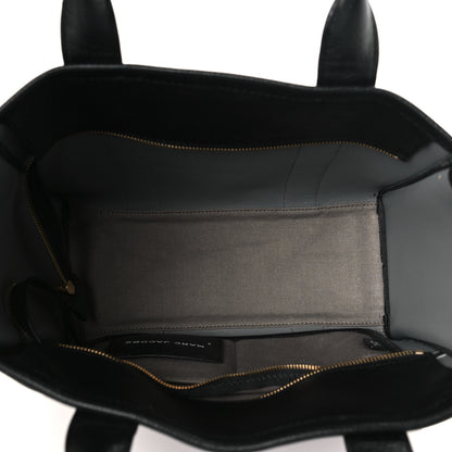 Marc Jacobs Grained Calfskin Medium The Tote Bag Black 5 of 8