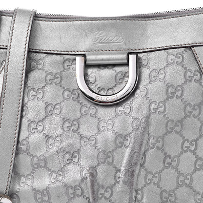 Gucci Guccissima Small D Ring Messenger Silver 19 of 19