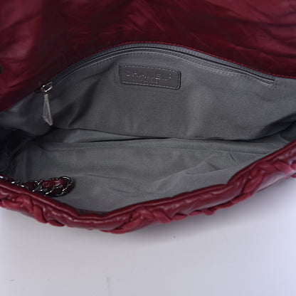 Chanel Calfskin Medium Ultra Stitch Flap Dark Red 5 of 11