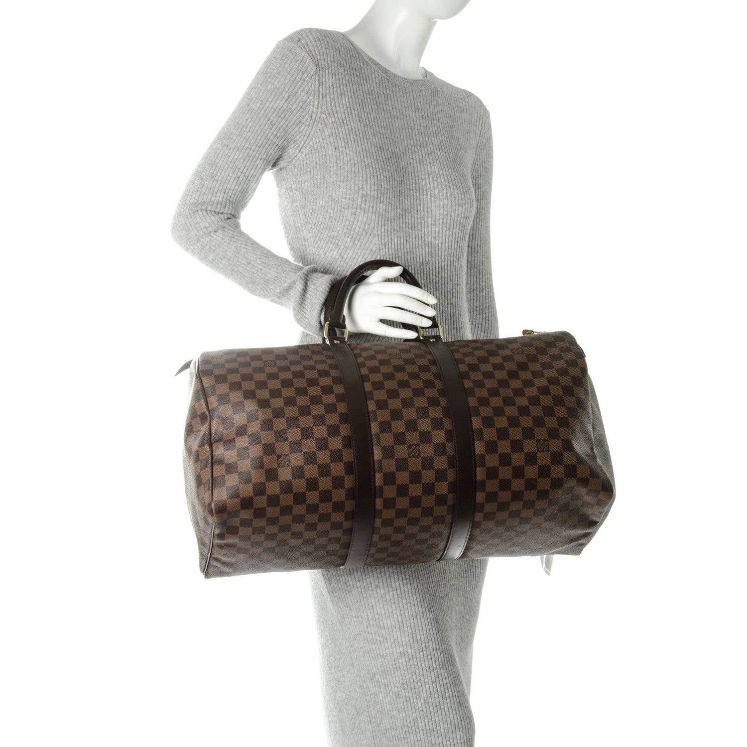 Louis Vuitton Damier Ebene Keepall 50 2 of 9
