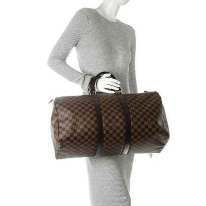 Louis Vuitton Damier Ebene Keepall 50 2 of 9