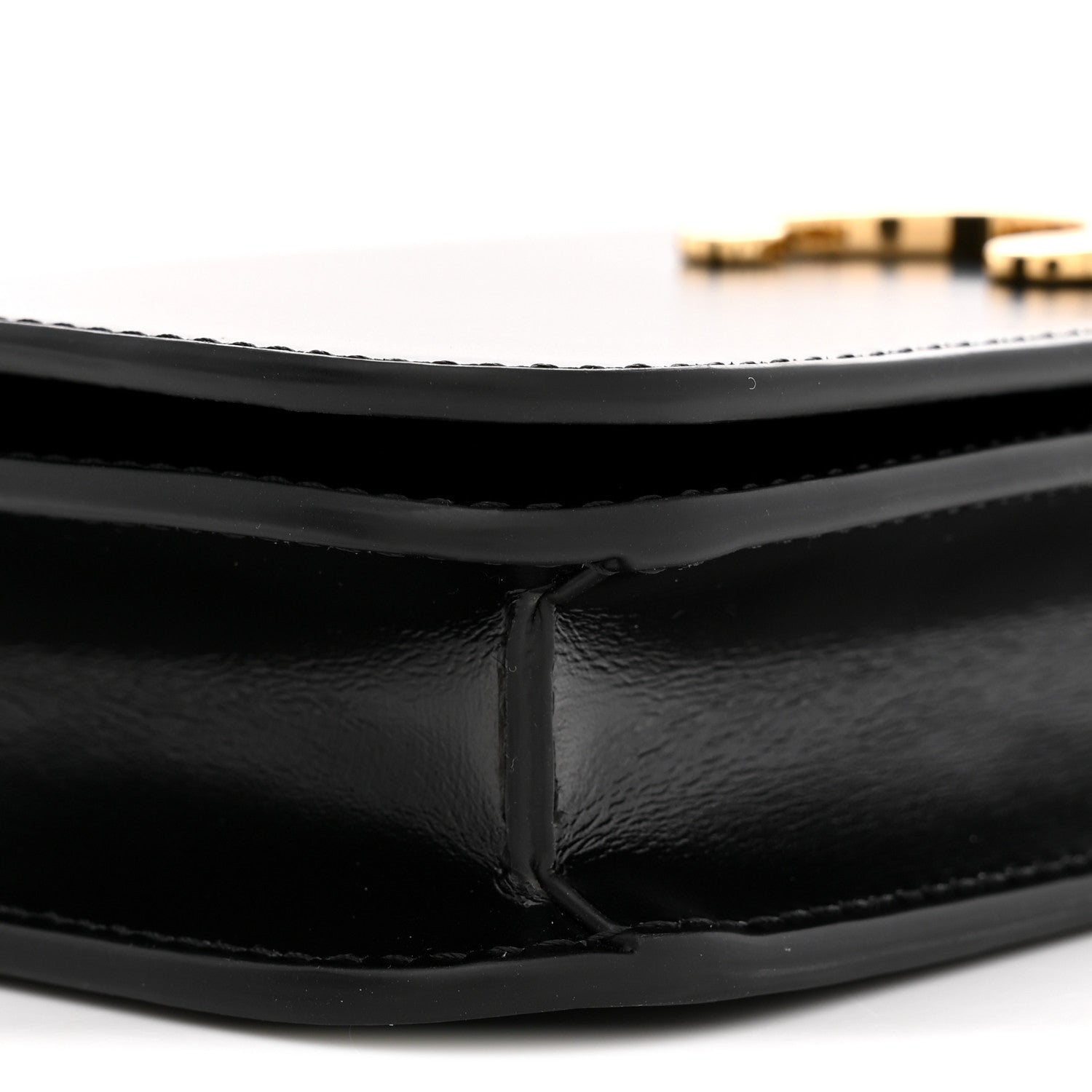 Celine Shiny Calfskin Triomphe Multipochette Black 8 of 9