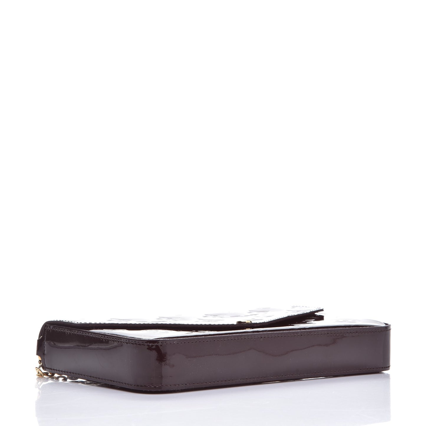 Vernis Pochette Felicie Chain Wallet Amarante