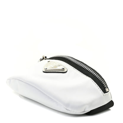 Prada Tessuto Nylon Wrist Pouch White 5 of 5