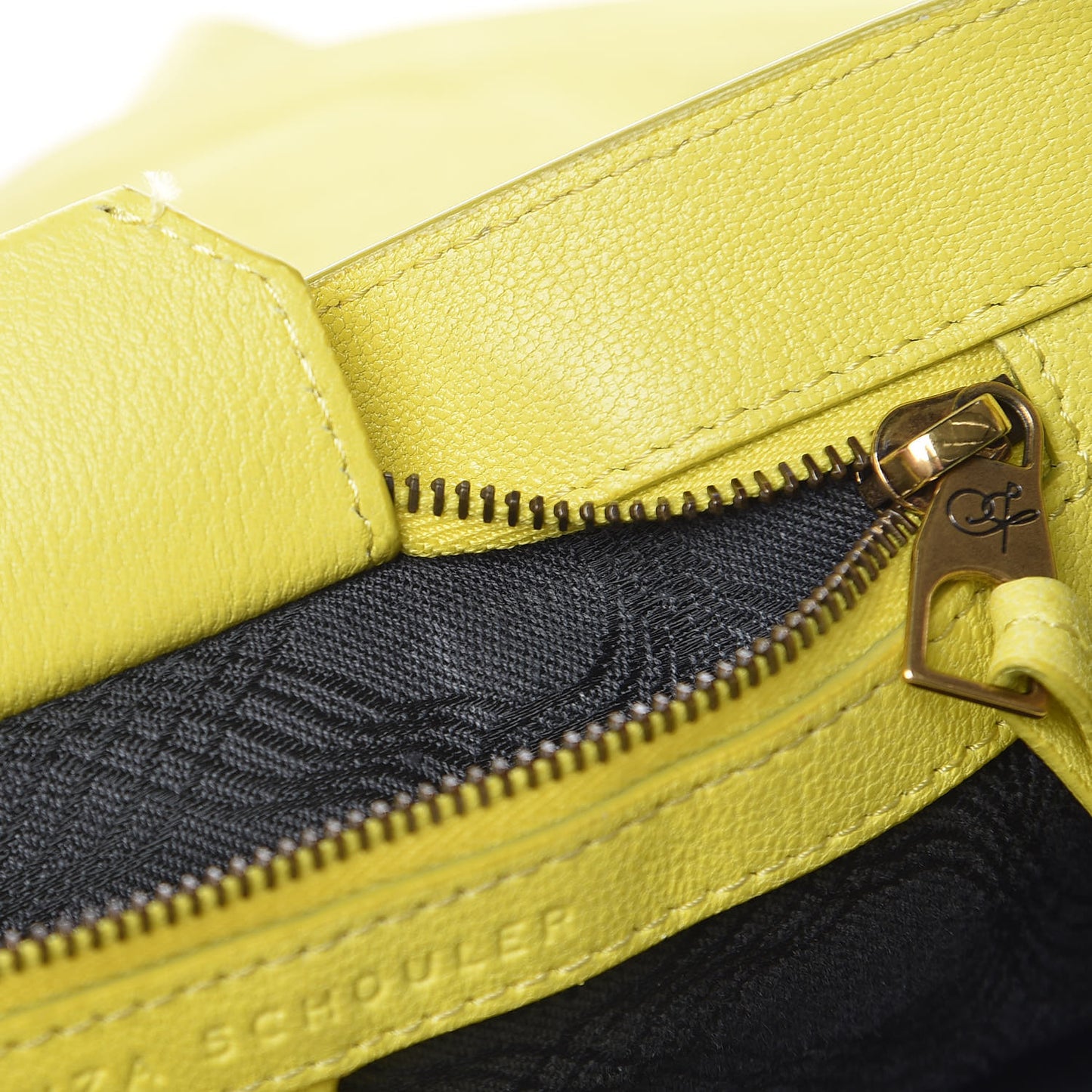 Lambskin Medium PS1 Satchel Citron