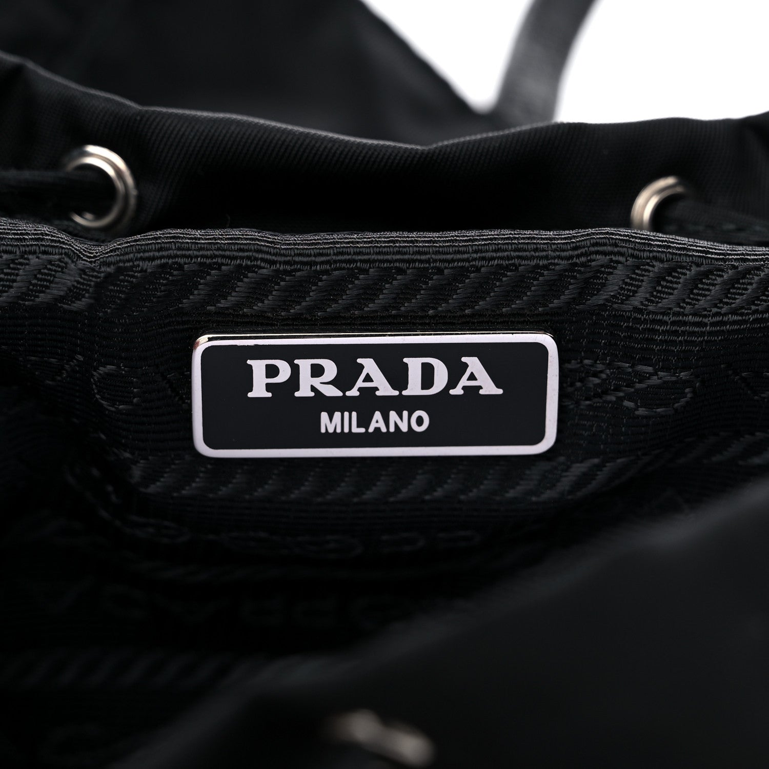 Prada Nylon Vela Mini Crossbody Backpack Black 6 of 9