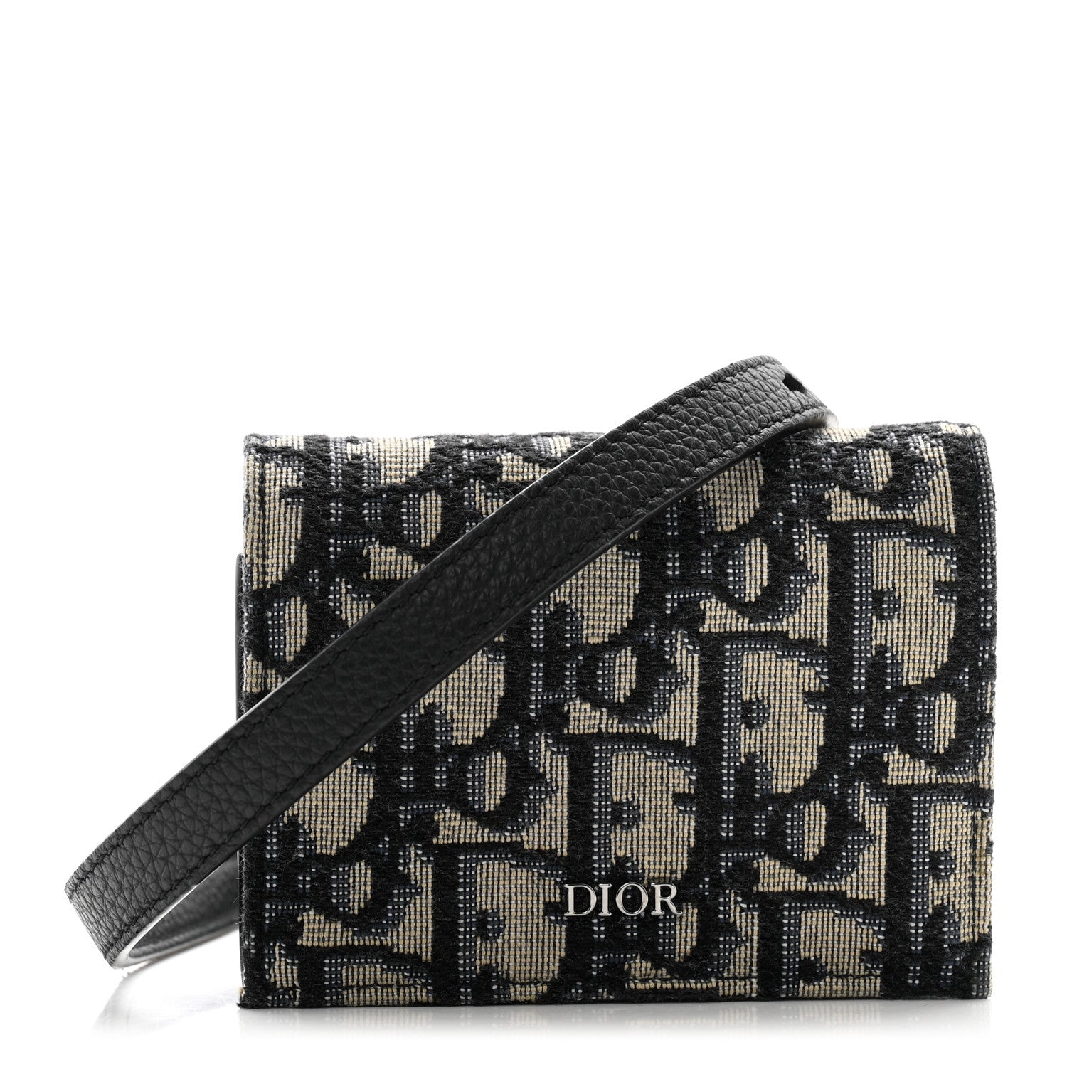 Christian Dior Oblique Nano Strap Pouch Blue 1 of 12