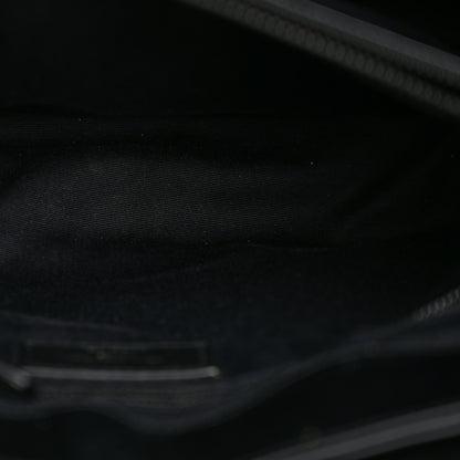 Saint Laurent Calfskin Y Quilted Monogram Monochrome Medium Loulou Chain Satchel Black 5 of 14