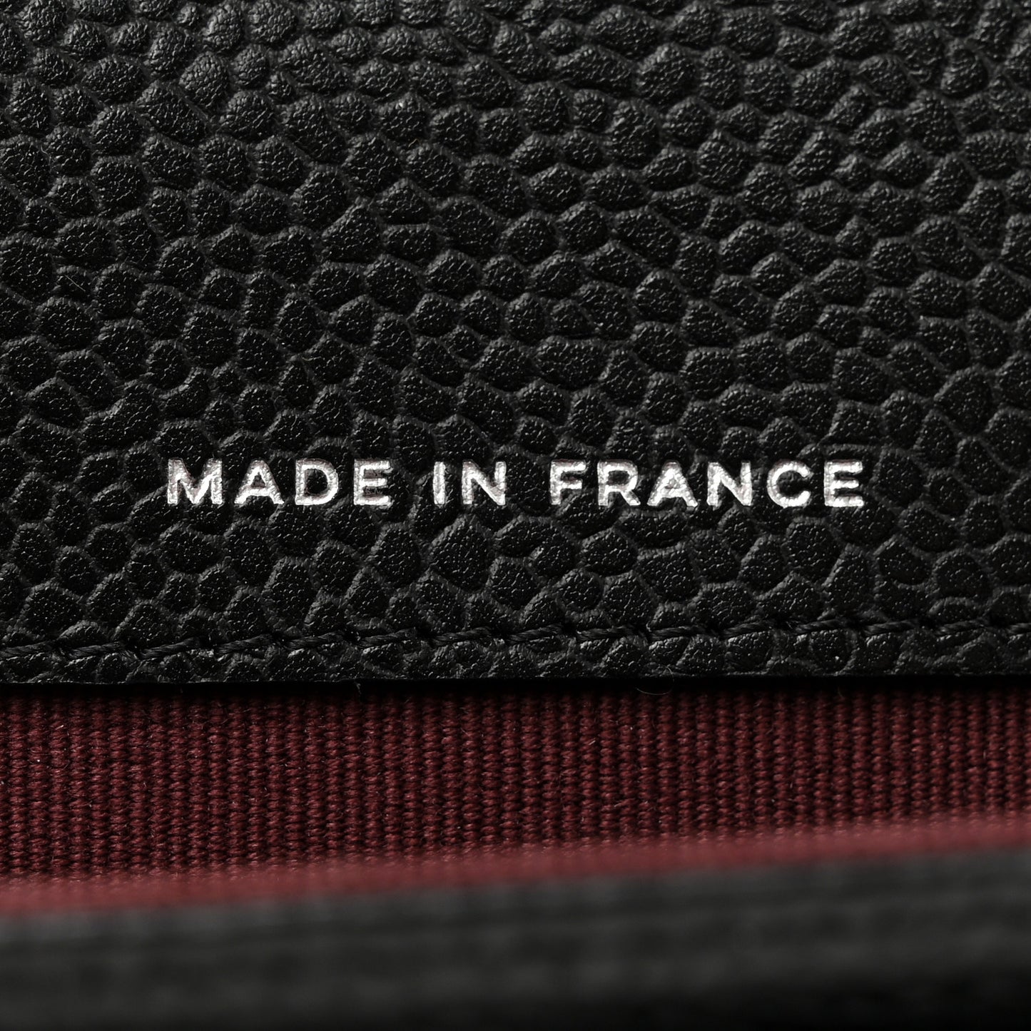 Caviar Quilted Flap Card Holder Wallet Black