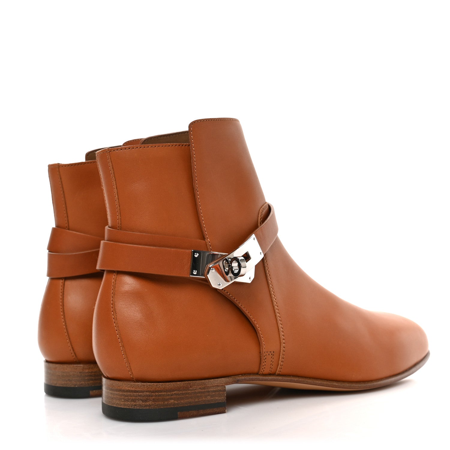 Hermes Calfskin Neo Low Boots 40 Natural 8 of 18
