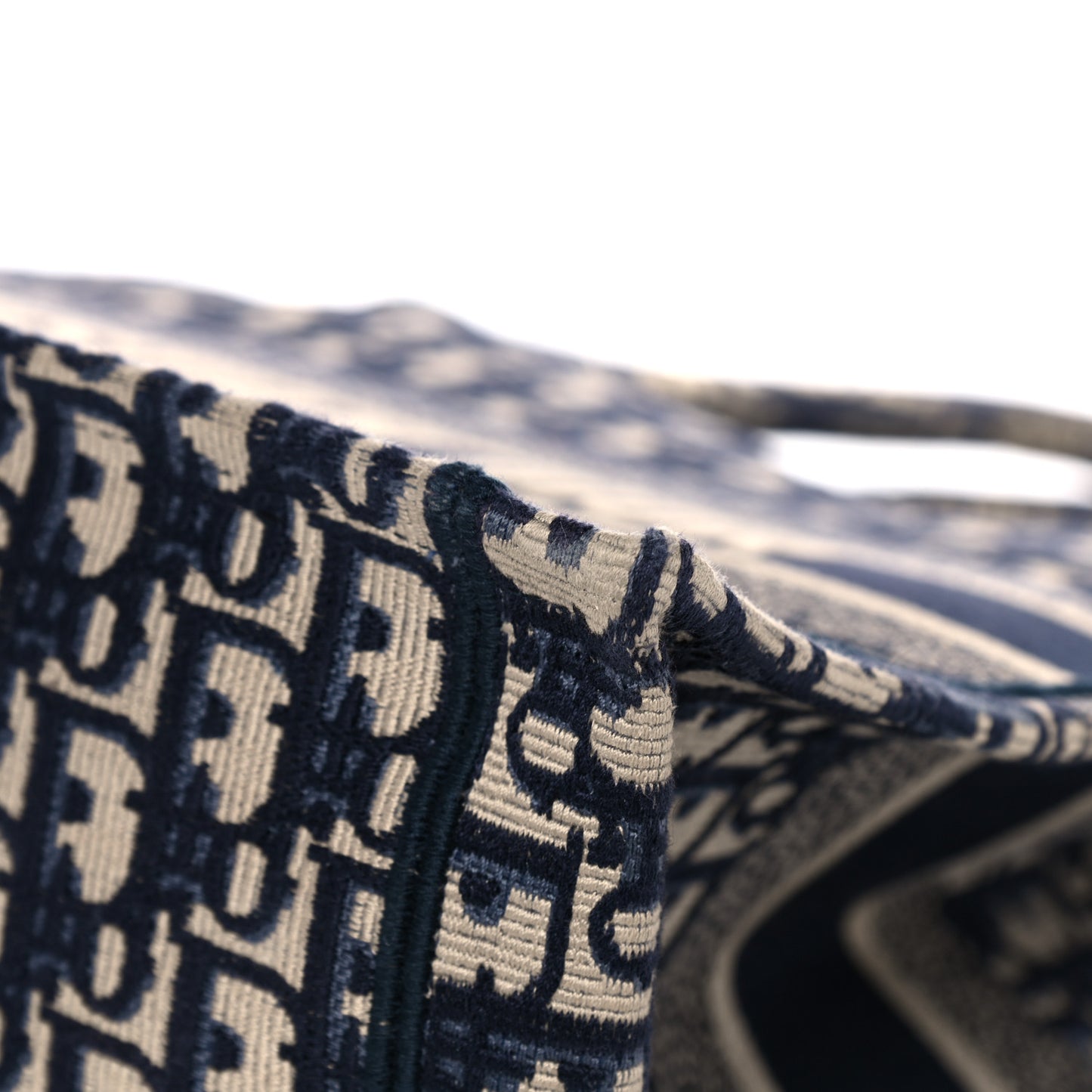 Oblique Medium Book Tote Blue Multicolor