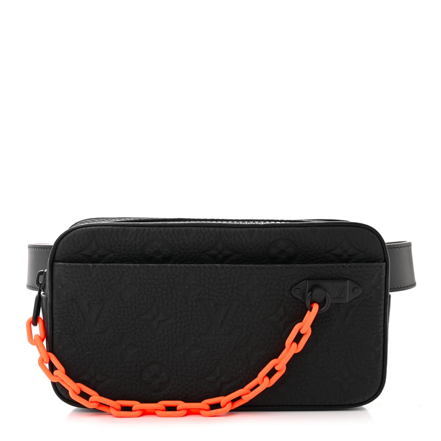 Taurillon Monogram Uniformes Solar Ray Soft Pochette Volga Belt Bag Black