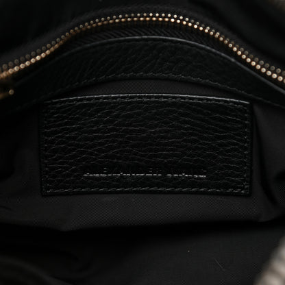 Alexander Wang Pebbled Lambskin Rocco Black Pale Gold Hardware 5 of 10