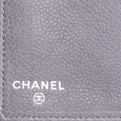 Chanel Caviar CC French Wallet Grey 7 of 9