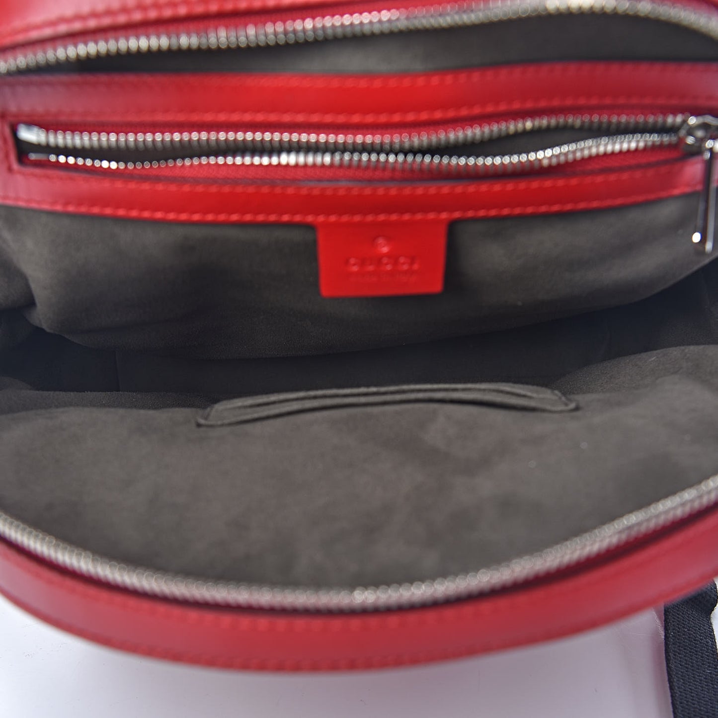 Guccissima Signature Small Day Backpack Hibiscus Red