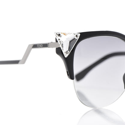 Fendi Iridia Sunglasses FF 0041/S Black 7 of 8