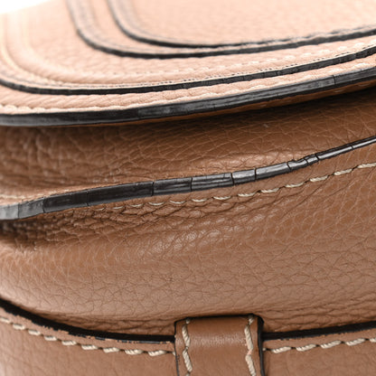 Chloe Calfskin Mini Marcie Round Crossbody Bag Nut 13 of 17