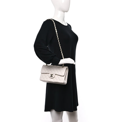 Chanel Caviar Quilted Small Double Flap White 2 of 9