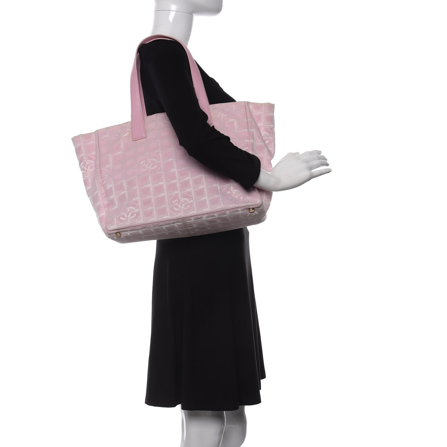 Chanel Nylon Medium Travel Tote Pink 2 of 10