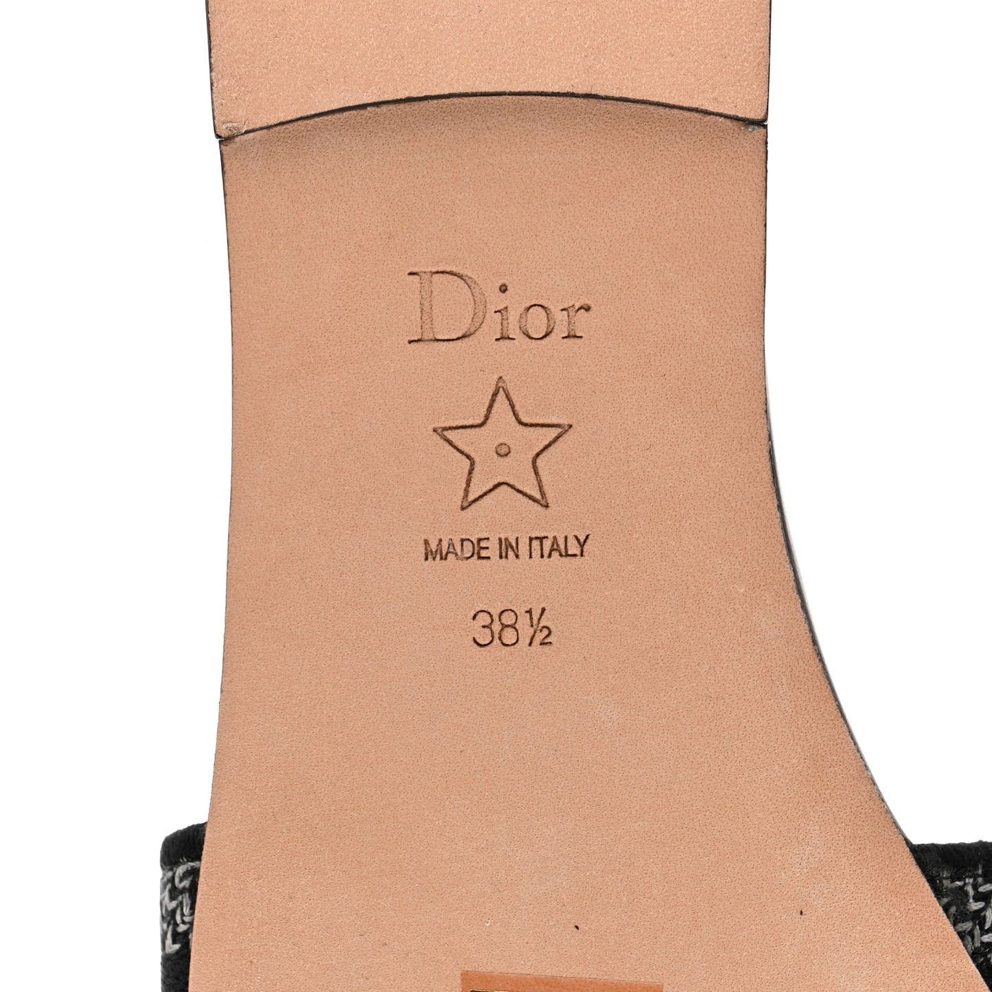 Metallic Lurex Canvas Mizza Embroidered Dway Mules Slide Sandals 38.5 Metal Grey
