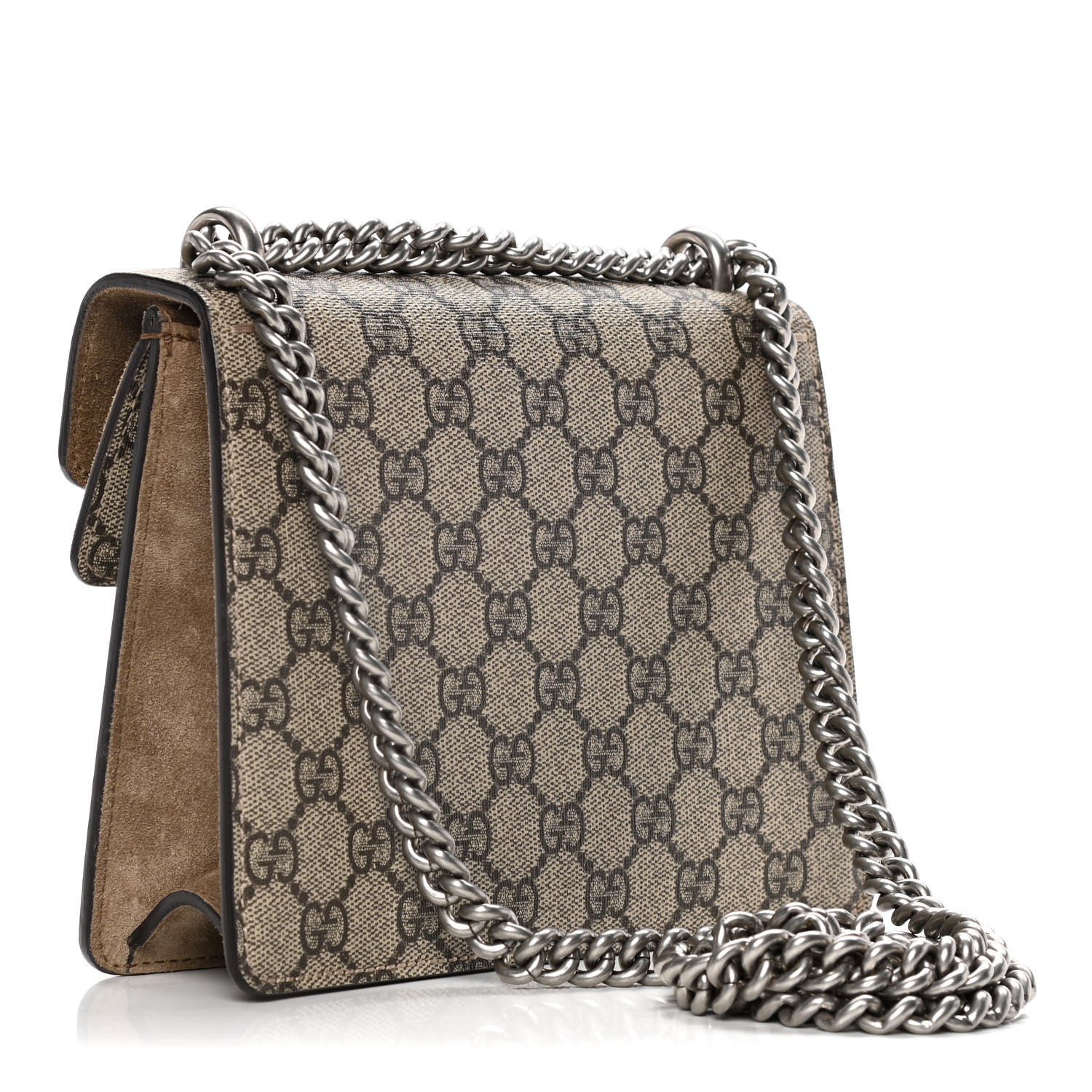 Gucci GG Supreme Monogram Mini Dionysus Shoulder Bag Taupe 3 of 16