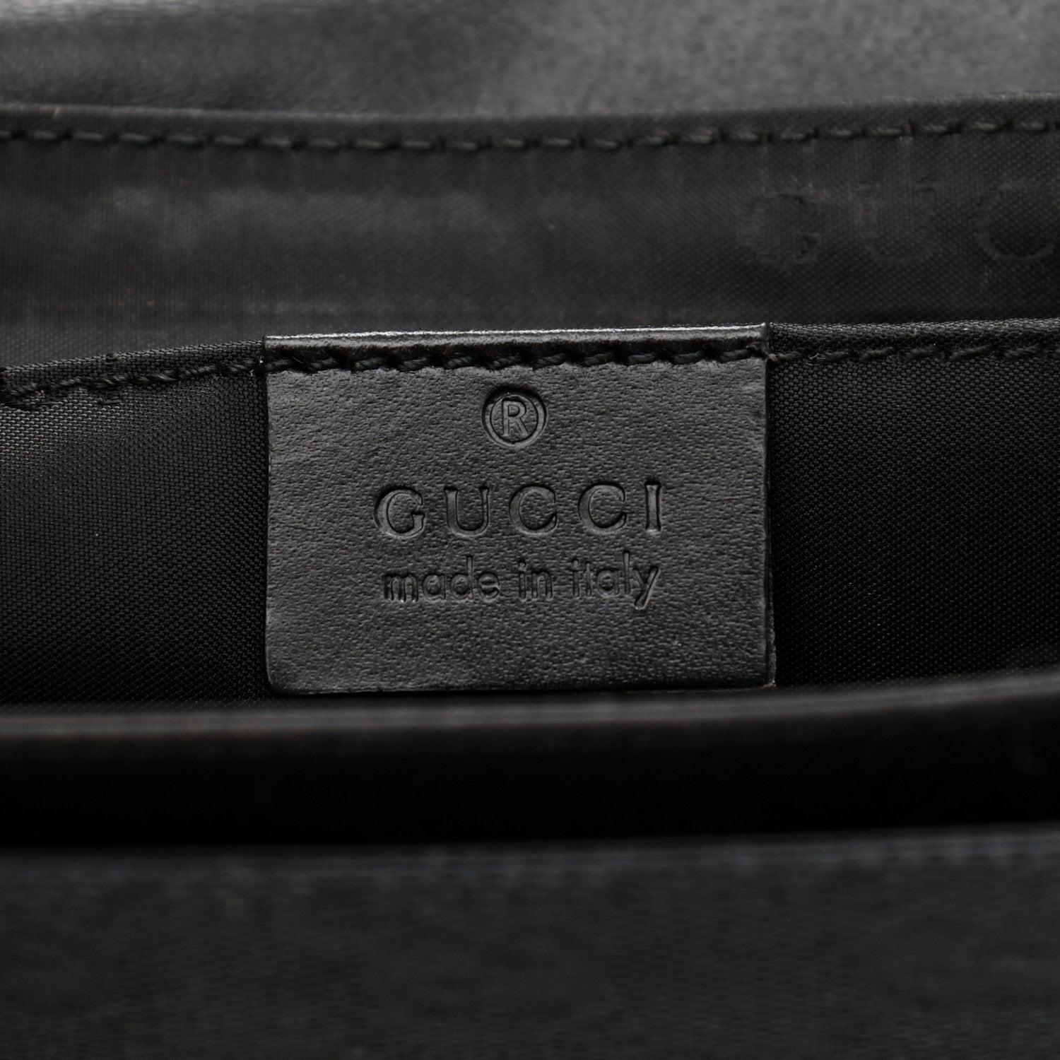 Gucci Monogram Pochette Black 6 of 14