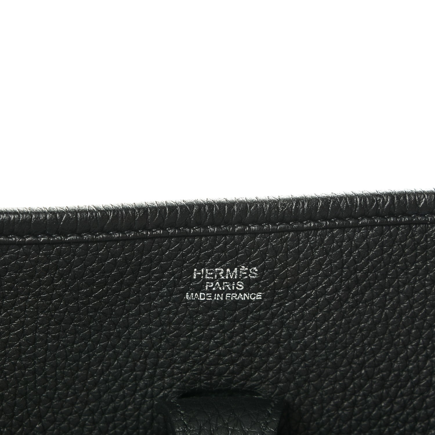Hermes Taurillon Clemence Evelyne III PM Black 6 of 7