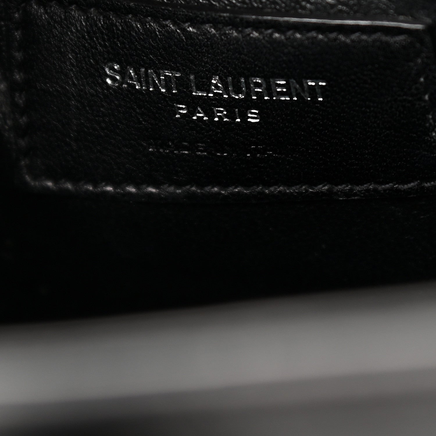 Saint Laurent Calfskin Crocodile Embossed Baby Sac De Jour Black 6 of 8