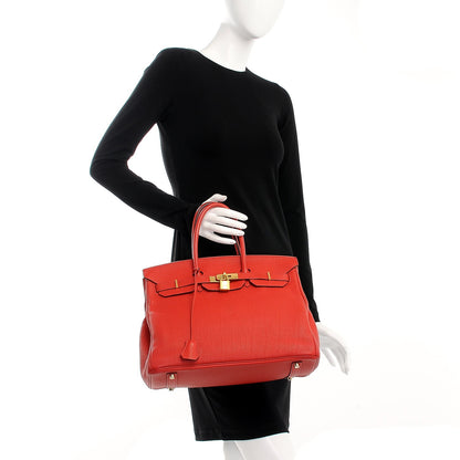 Hermes Togo Birkin 35 Rouge Casaque 2 of 25